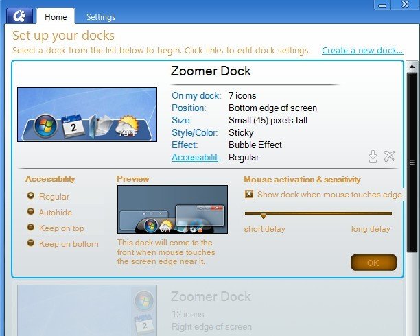 objectdock plus 2一直占用地下的一排空位，开浏览器或资源管理器的时候也没有隐藏到后面，求教。