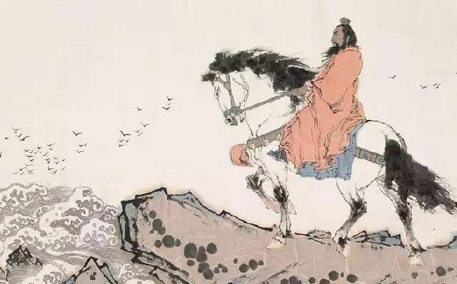 翻译：山川相缪，郁乎苍苍，此非孟德之困于周郎者乎