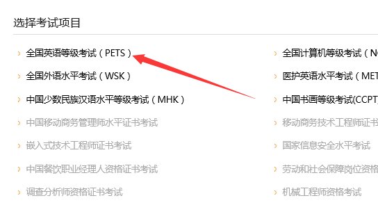 英语a级成绩查询网址是什么？