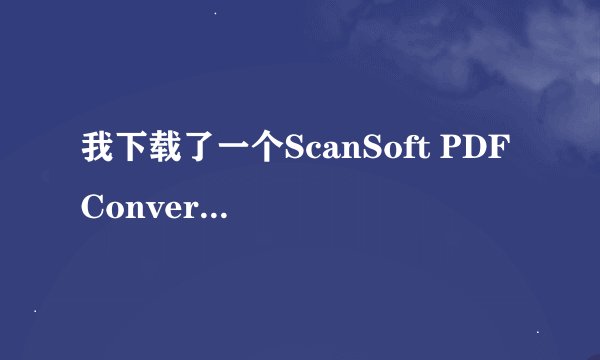 我下载了一个ScanSoft PDF Converte，怎么打开PDF文档？在WORD打开中看不到PDF选项？请仔细讲，不太懂，