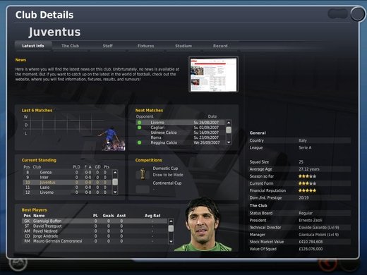 FIFA足球经理2009的详细分析