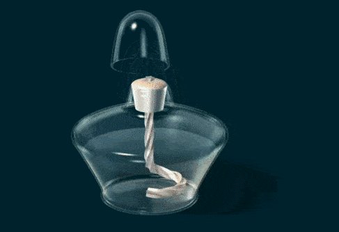 用酒精灯的外焰内焰焰心分别加热木棒的实验