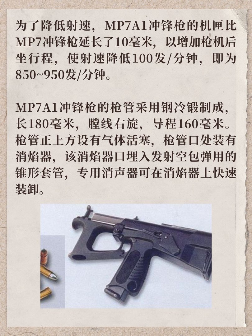 德国HK MP7A1冲锋枪