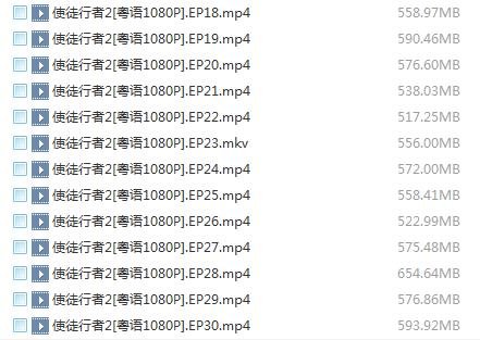 求使徒行者2 粤语全集 百度云 谢谢 ！！！