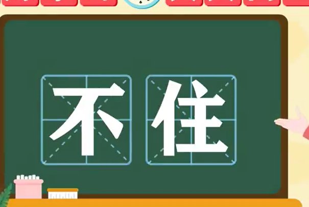 不住的拼音怎么写