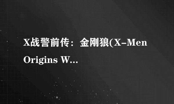 X战警前传：金刚狼(X-Men Origins Wolverine)  免安装绿色简体中文版
