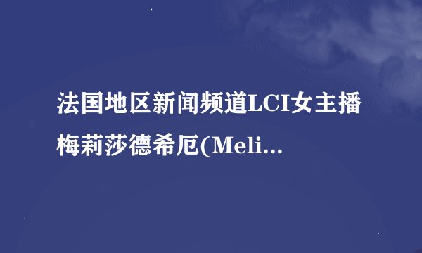 法国地区新闻频道LCI女主播梅莉莎德希厄(Melissa Theuriau)的老公是谁