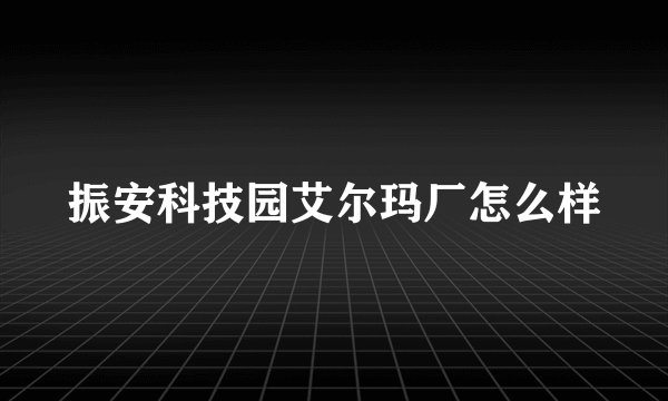 振安科技园艾尔玛厂怎么样
