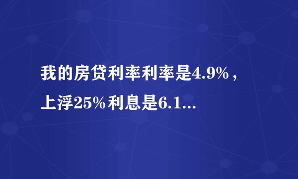我的房贷利率利率是4.9%，上浮25%利息是6.125，可以转换LPR，划算吗？