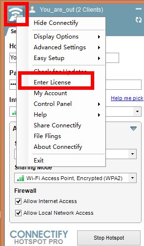 connectify-me 手机有wife 但是上不起网，这是为什么？求大神指点，求详细！