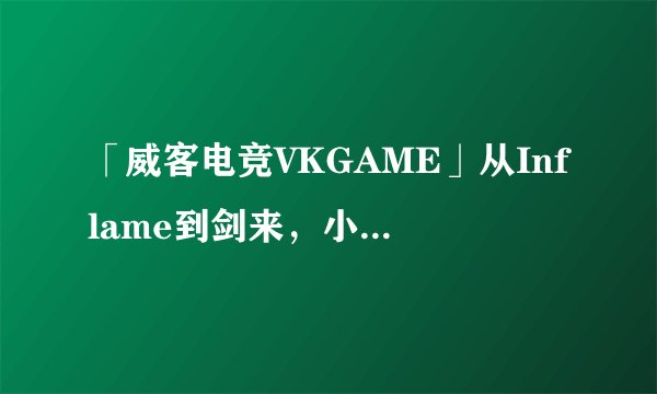 「威客电竞VKGAME」从Inflame到剑来，小书童因伤病宣布退役