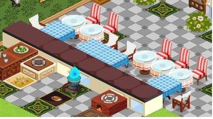 QQ餐厅15级到20级桌子的最佳摆法？