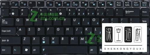 华硕键盘字母变成数字解决方法