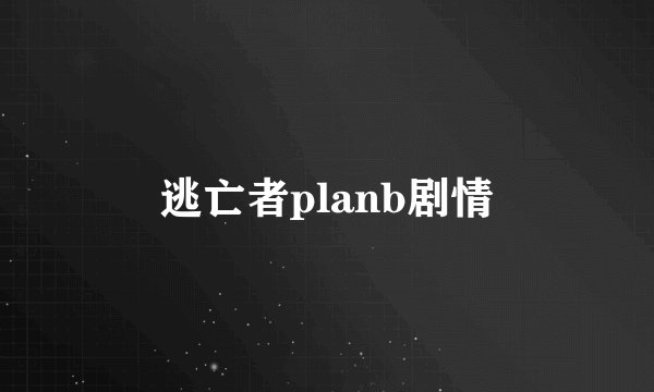 逃亡者planb剧情