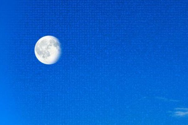 我突然看见，美丽的月亮牵着那些闪闪烁烁的小星星，好像也在天上走着。出自哪里？