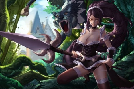 求英雄联盟的同人漫画 “如何让隐形的提莫现身”