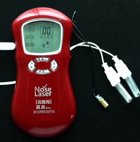 北极光鼻炎治疗仪的鼻炎激光治疗仪的治疗原理：