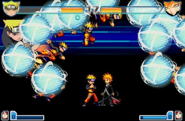 死神vs火影变身按什么键