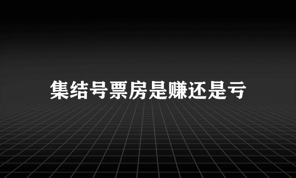 集结号票房是赚还是亏