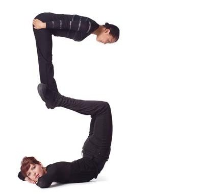 怎样用身体摆出数字０－９的造型？