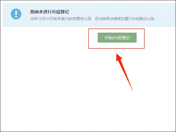 征兵网兵役登记流程