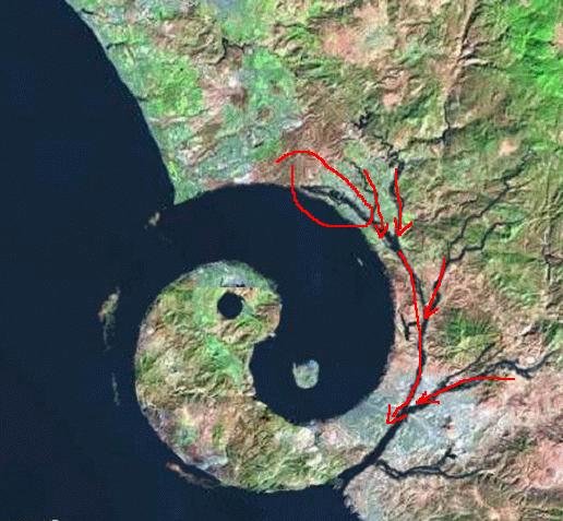 新西兰南岛的俯视太极图是真的吗？