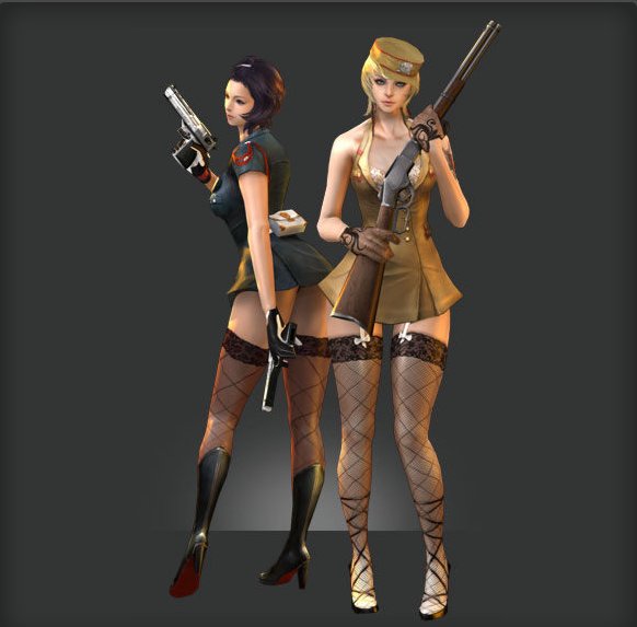 CF求灵狐者一张全身高清大图。