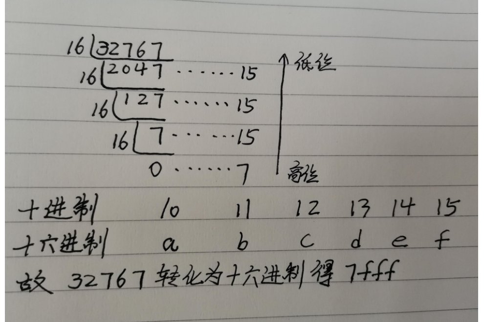 16进制数转换成10进制