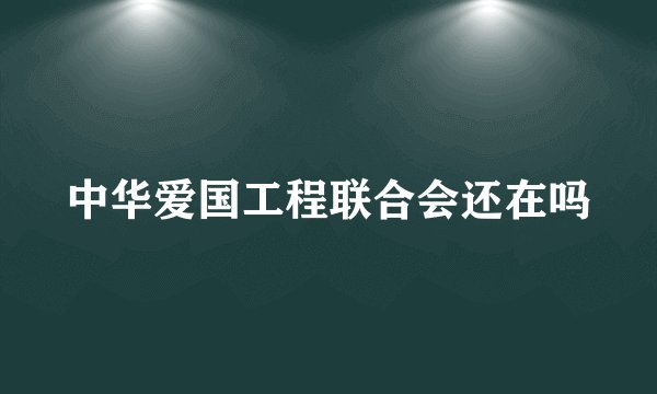 中华爱国工程联合会还在吗