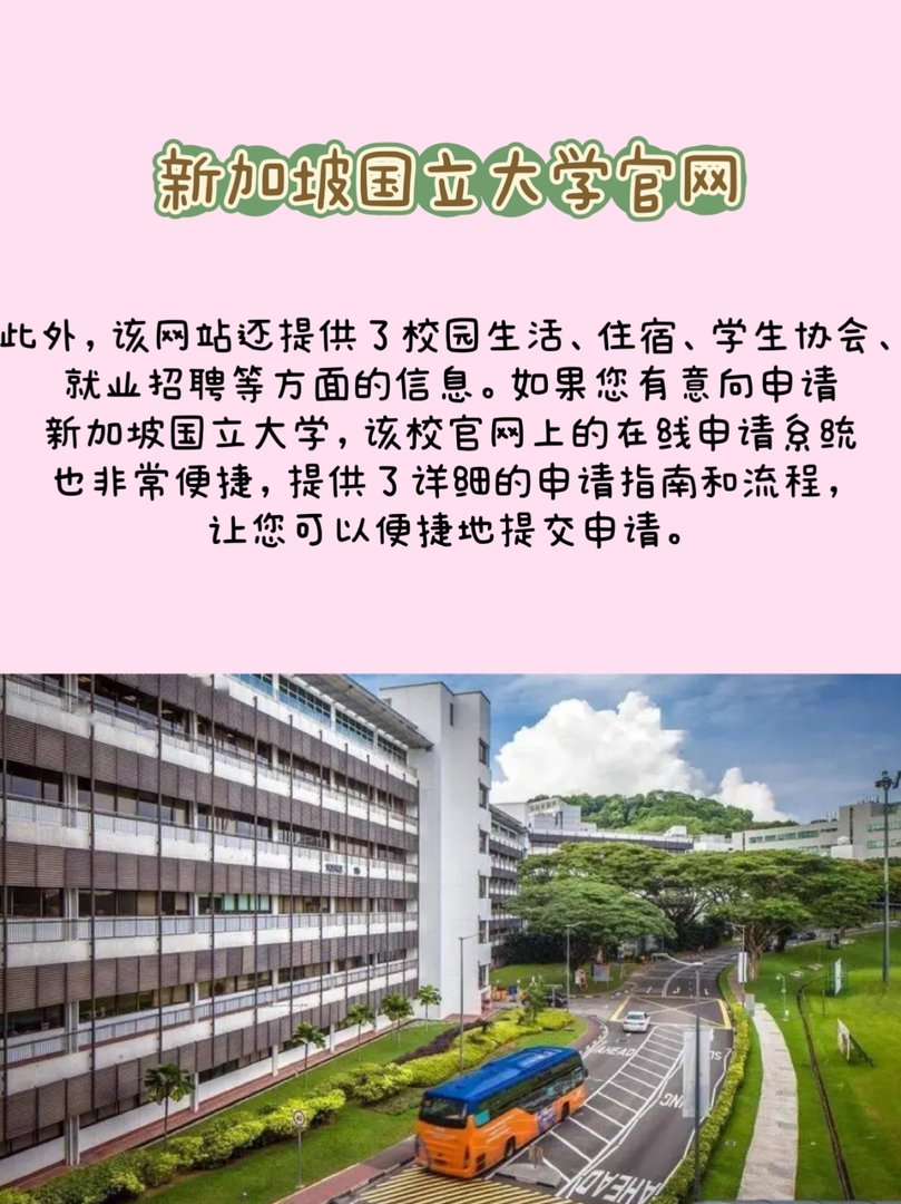 新加坡国立大学的官网是什么？