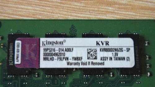 怎样识别金士顿内存条真假