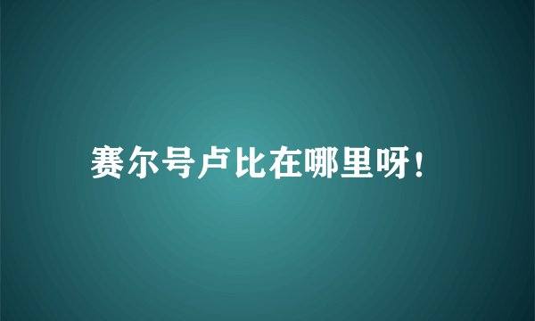 赛尔号卢比在哪里呀！