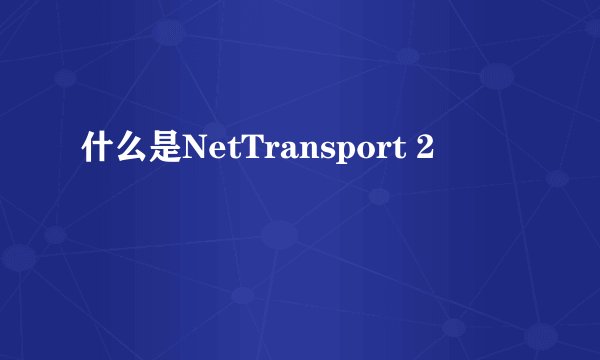 什么是NetTransport 2