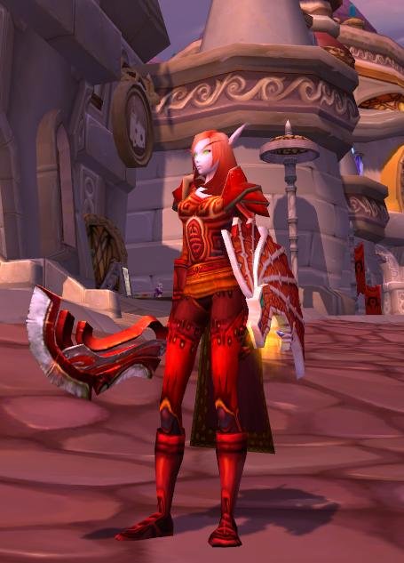 求一款dk的红色系幻化套