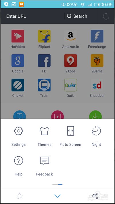 我的手机uc浏览器怎么变英文版了