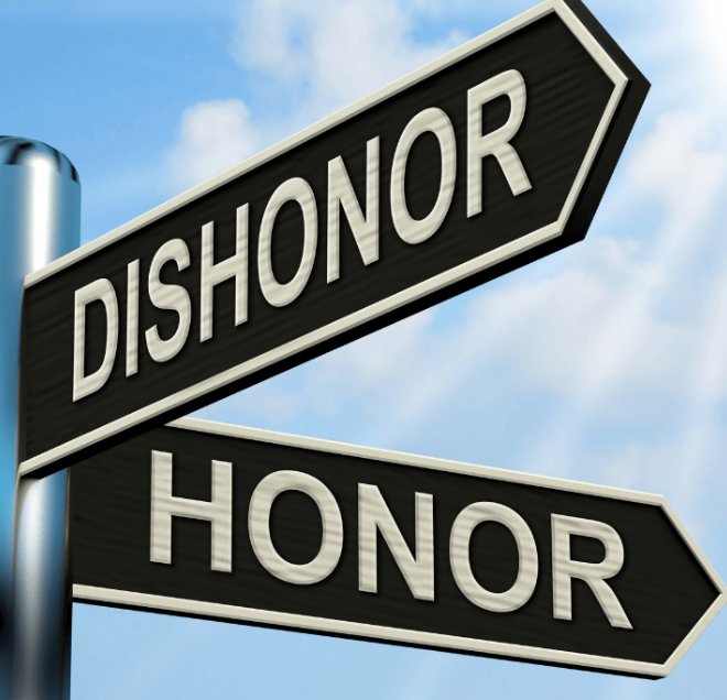 dishonored什么意思