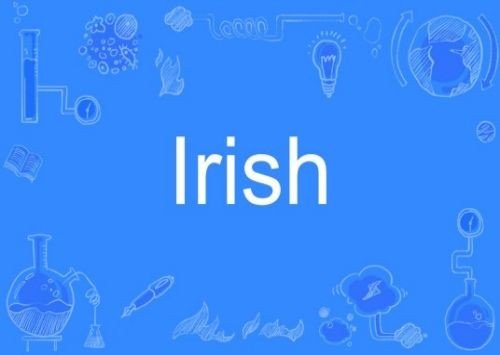 irish是什么意思