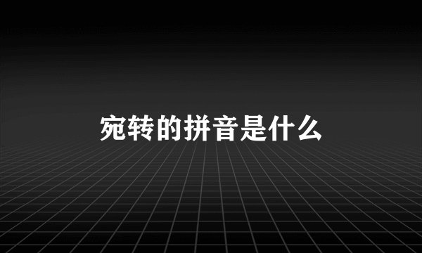 宛转的拼音是什么