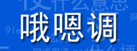 嗯哦调啥意思