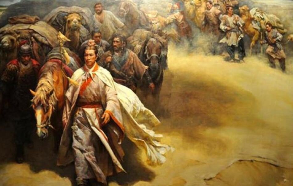 张骞第一次出使西域的时间是公元前( )