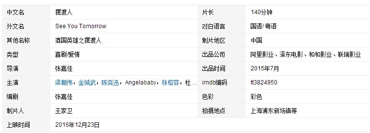 摆渡人电影百度云资源