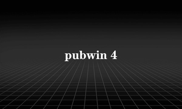 pubwin 4