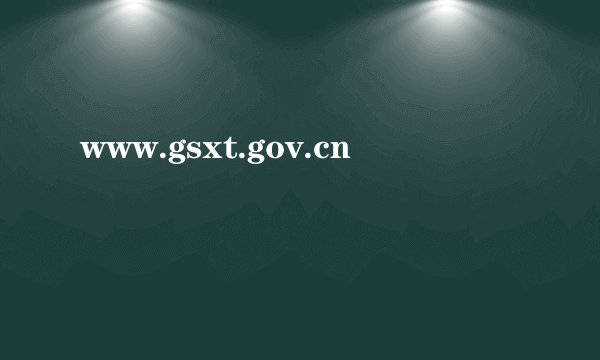 www.gsxt.gov.cn