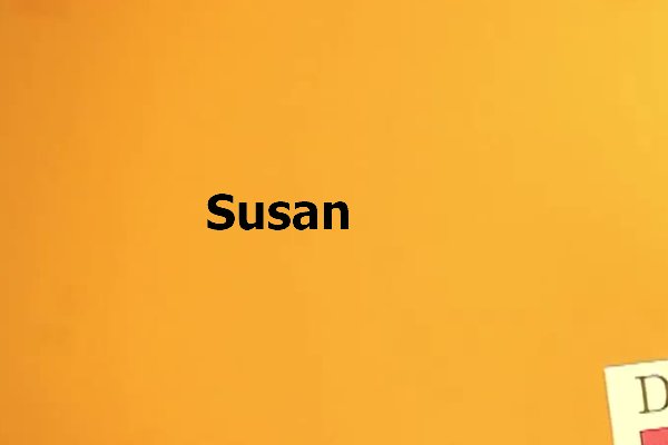 susan怎么读