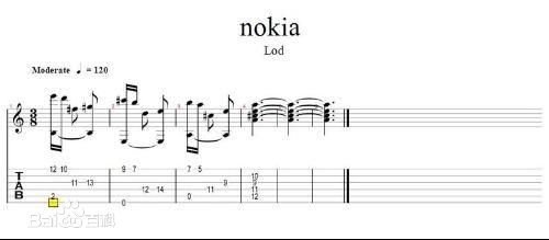 诺基亚手机本身铃声的名字是什么？