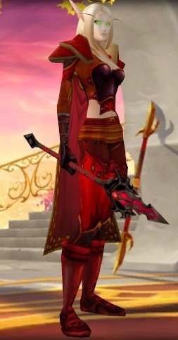 求一款dk的红色系幻化套