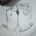 吹肉埙时，手相捧，是十指交叉吗？有图吗？