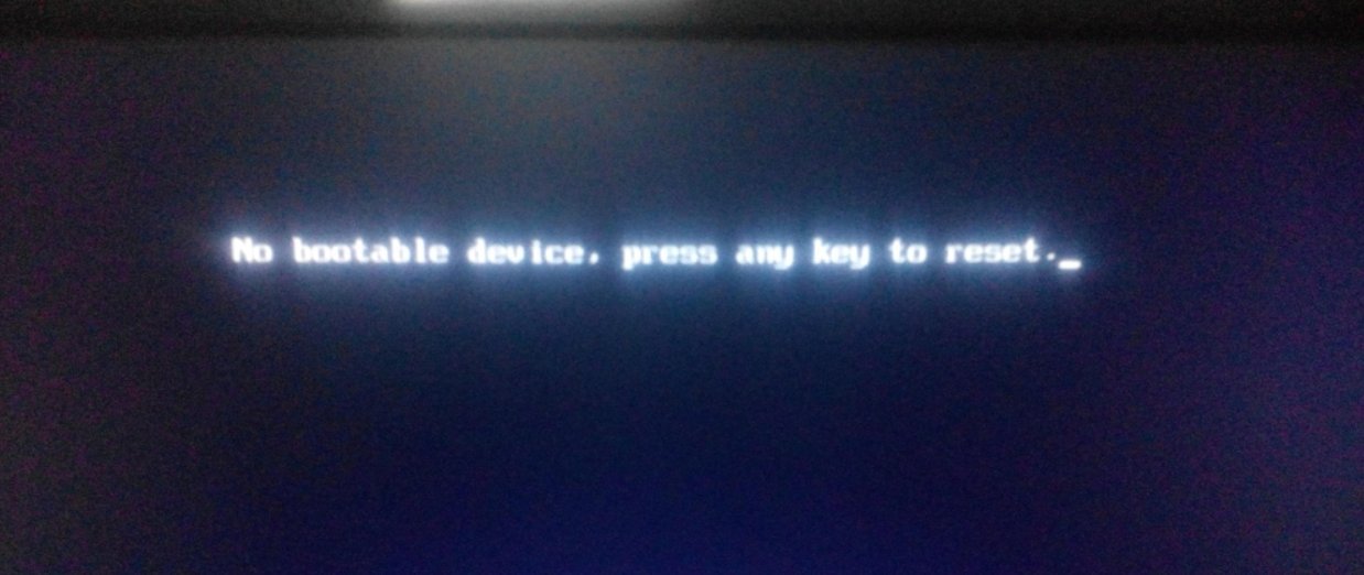 开机出现no Boot device found，press any key to restart