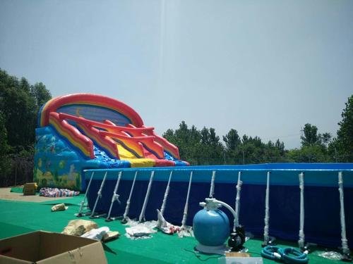 花百万建村上的水上乐园的村支书是怎么想的?