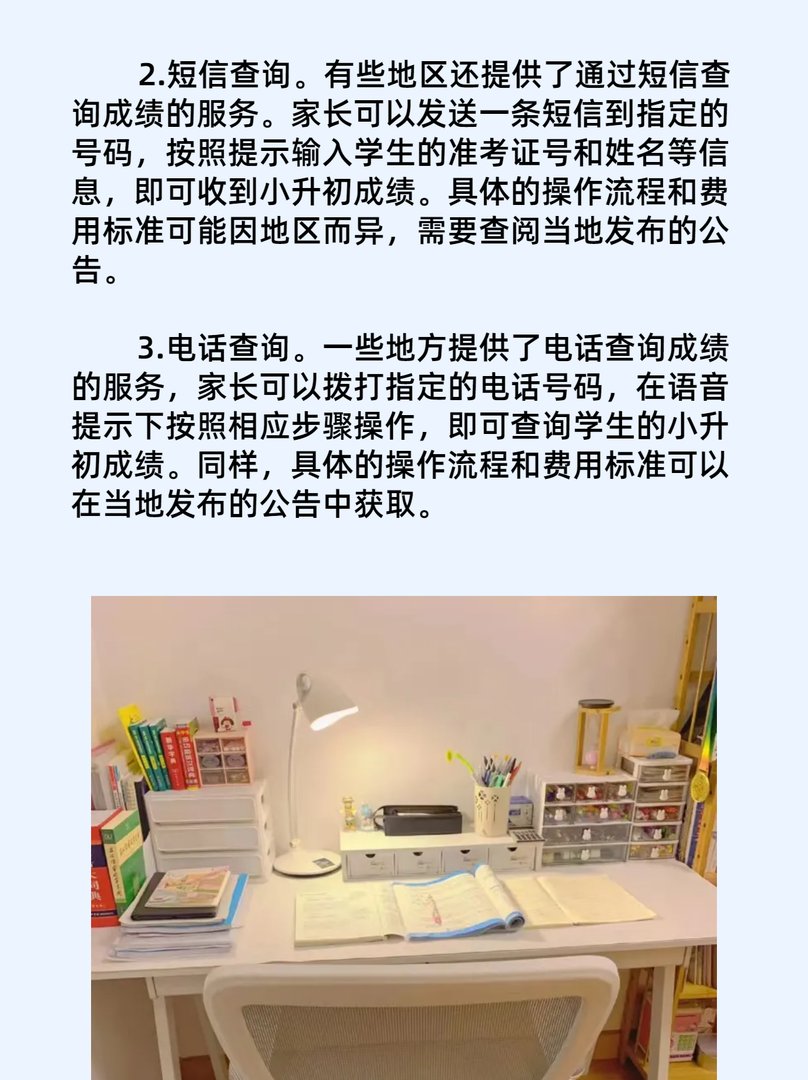 小升初成绩怎么查询?